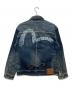 EVISU (エヴィス) GDC (ジーディーシー) 25AWウォッシュド リラックスフィット デニムジャケット/2EAGDM5DJ6430RXDN インディゴ サイズ:Ⅿ：45000円
