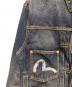 中古・古着 EVISU (エヴィス) GDC (ジーディーシー) 25AWウォッシュド リラックスフィット デニムジャケット/2EAGDM5DJ6430RXDN インディゴ サイズ:Ⅿ：45000円