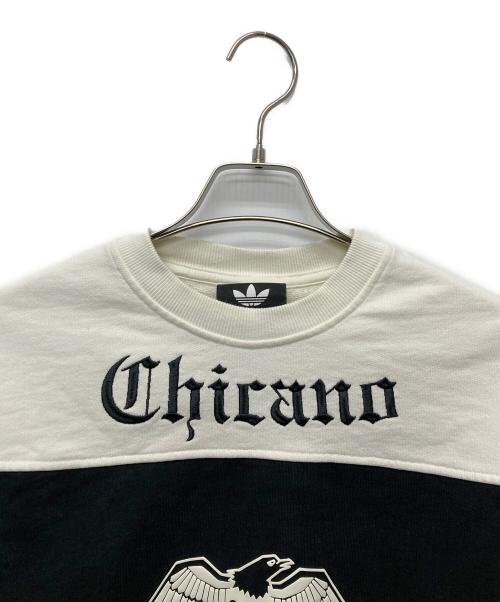 adidas Originals（アディダスオリジナル）adidas originals (アディダスオリジナル) WILLY CHAVARRIA (ウィリーチャバリア) FLEECE CREWNECK/JW1444 ホワイト サイズ:J Mの古着・服飾アイテム