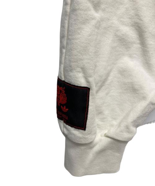 adidas Originals（アディダスオリジナル）adidas originals (アディダスオリジナル) WILLY CHAVARRIA (ウィリーチャバリア) FLEECE CREWNECK/JW1444 ホワイト サイズ:J Mの古着・服飾アイテム
