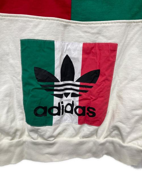 adidas Originals（アディダスオリジナル）adidas originals (アディダスオリジナル) WILLY CHAVARRIA (ウィリーチャバリア) FLEECE CREWNECK/JW1444 ホワイト サイズ:J Mの古着・服飾アイテム