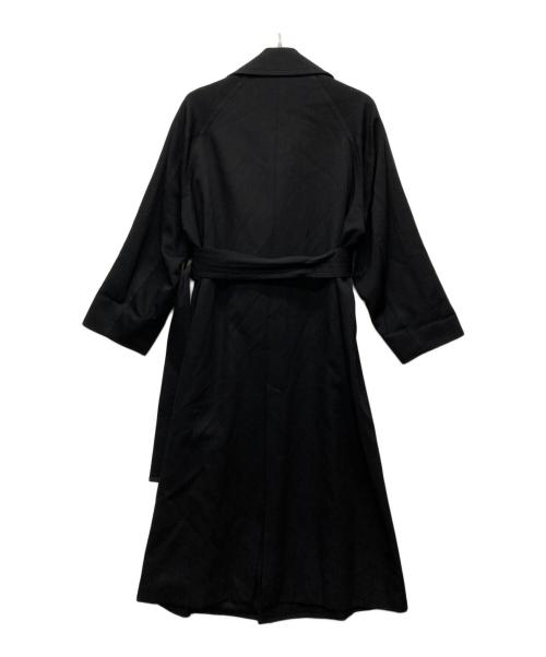 TOMORROWLAND .B（トゥモローランド ビー）TOMORROWLAND .B (トゥモローランド ビー) ウールツイル ベルテッドコート/48-08-14-08202 ブラック サイズ:36の古着・服飾アイテム