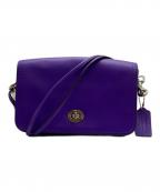 COACHコーチ）の古着「Legacy Penny ショルダーバッグ/19914」｜パープル