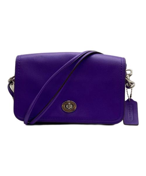 COACH（コーチ）COACH (コーチ) Legacy Penny ショルダーバッグ/19914 パープルの古着・服飾アイテム