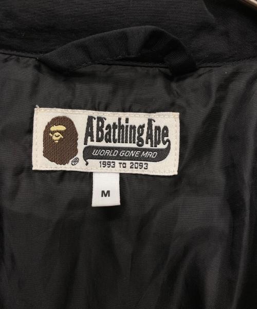A BATHING APE（ア ベイシング エイプ）A BATHING APE (ア ベイシング エイプ) ダウンジャケット/001GDG201007X ブラック サイズ:Mの古着・服飾アイテム