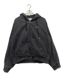 ADER error（アーダーエラー）の古着「Sig; SV Tag hooded work jacket/	BN42FYJK0104BK」｜ブラック