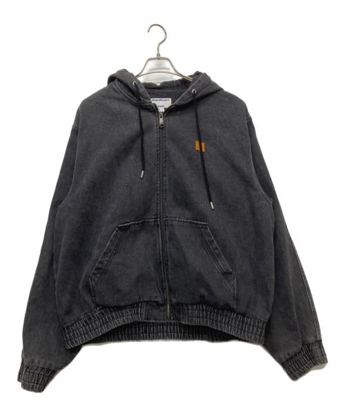 ADER error（アーダーエラー）ADER error (アーダーエラー) Sig; SV Tag hooded work jacket/	BN42FYJK0104BK ブラック サイズ:Lの古着・服飾アイテム