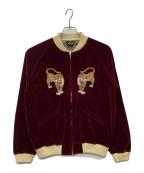 DRESS HIPPYドレスヒッピー）の古着「“TIGER” SOUVENIR JACKET」｜レッド