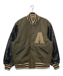 AT-DIRTY（アットダーティ）の古着「ATD- AWARD JACKET」｜オリーブ