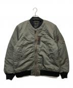 AT-DIRTYアットダーティ）の古着「FLIGHT JACKET MA 1」｜オリーブ