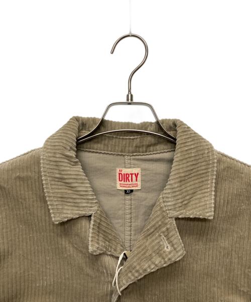 AT-DIRTY（アットダーティ）AT-DIRTY (アットダーティ) WORKERS JACKET CORDUROY ベージュ サイズ:XLの古着・服飾アイテム