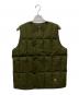 AT-DIRTY（アットダーティ）の古着「ATD-ARMOR DOWN VEST」｜オリーブ