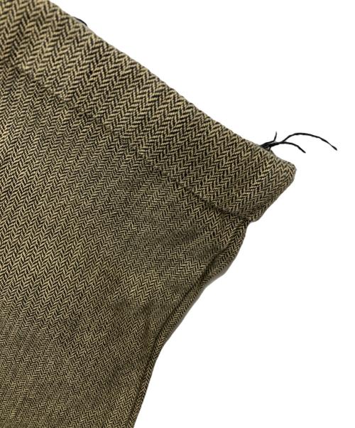 POLO RALPH LAUREN（ポロ・ラルフローレン）POLO RALPH LAUREN (ポロ・ラルフローレン) 90's ヘリンボーンツイル2タックスラックス/4822387GZ ベージュ サイズ:38の古着・服飾アイテム