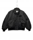 waiperワイパー）の古着「CWU-45/P フライトジャケット/25WP25」｜ブラック