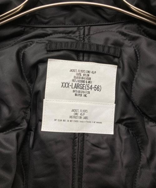 waiper（ワイパー）WAIPER (ワイパー) CWU-45/P フライトジャケット/25WP25 ブラック サイズ:XXXLの古着・服飾アイテム