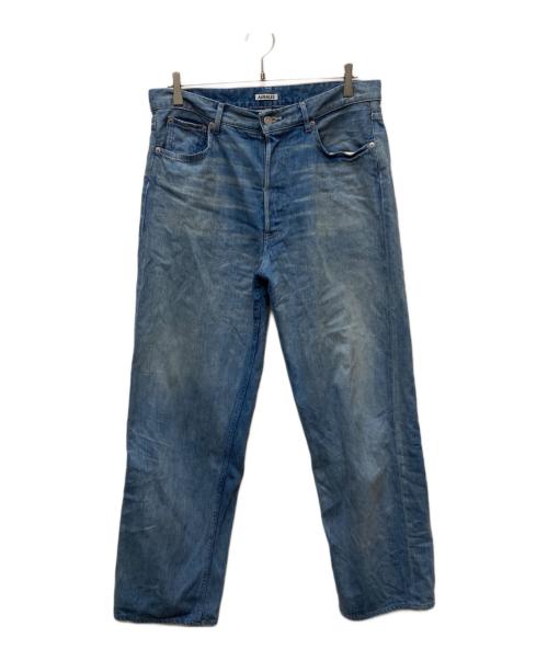 AURALEE（オーラリー）AURALEE (オーラリー) SELVEDGE FADED LIGHT DENIM WIDE PANTS/A25SP03DE インディゴ サイズ:SIZE 4の古着・服飾アイテム