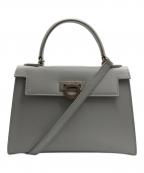 CARBOTTIカルボッティ）の古着「ELANA 2WAYショルダーバッグ」｜グレー