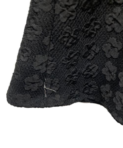 OHGA（オオガ）OHGA (オオガ) フラワージャガードブラウス/OHGA-1060 ブラック サイズ:Fの古着・服飾アイテム