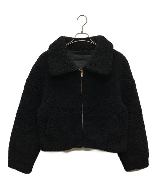 H BRAND（エイチブランド）H BRAND (エイチブランド) ムートンショートブルゾン/3010400078 ブラック サイズ:Ｍの古着・服飾アイテム