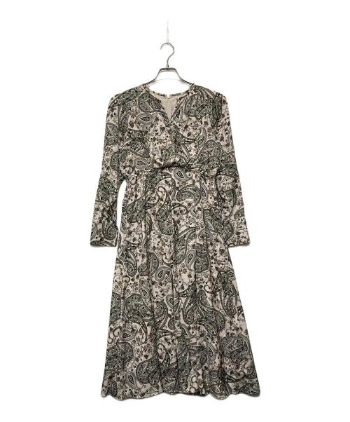 ANAYI（アナイ）ANAYI (アナイ) ペイズリーロングワンピース/102027-14-600 グリーン サイズ:36の古着・服飾アイテム