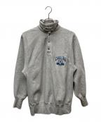 Champion REVERSE WEAVEチャンピオン リバース ウィーブ）の古着「襟付きハーフスナップスウェット」｜グレー