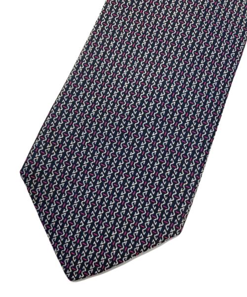 HERMES（エルメス）HERMES (エルメス) ネクタイ ネイビー サイズ:-の古着・服飾アイテム