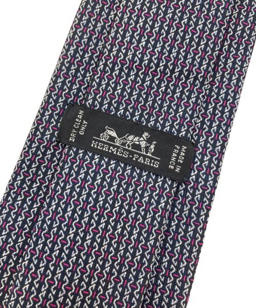 HERMES（エルメス）HERMES (エルメス) ネクタイ ネイビー サイズ:-の古着・服飾アイテム