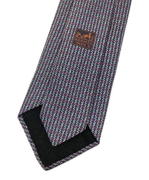 HERMES（エルメス）HERMES (エルメス) ネクタイ ネイビー サイズ:-の古着・服飾アイテム
