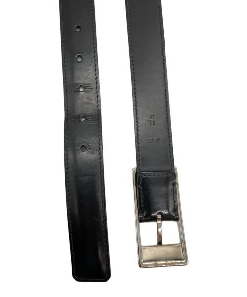 LOUIS VUITTON（ルイ ヴィトン）LOUIS VUITTON (ルイ ヴィトン) サンチュール・ミラージュ/レザーベルト/M9831 ブラックの古着・服飾アイテム