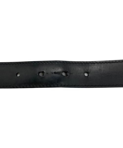 LOUIS VUITTON（ルイ ヴィトン）LOUIS VUITTON (ルイ ヴィトン) サンチュール・ミラージュ/レザーベルト/M9831 ブラックの古着・服飾アイテム