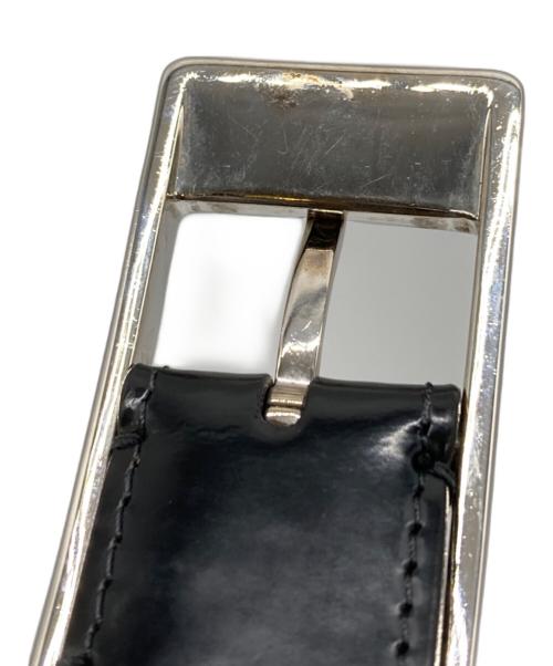 LOUIS VUITTON（ルイ ヴィトン）LOUIS VUITTON (ルイ ヴィトン) サンチュール・ミラージュ/レザーベルト/M9831 ブラックの古着・服飾アイテム