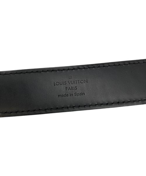 LOUIS VUITTON（ルイ ヴィトン）LOUIS VUITTON (ルイ ヴィトン) サンチュール・ミラージュ/レザーベルト/M9831 ブラックの古着・服飾アイテム