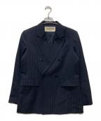 THE SHINZONEザ シンゾーン）の古着「DOUBLE BREASTED PINSTRIPE JACKET/24AMSJK04」｜ネイビー