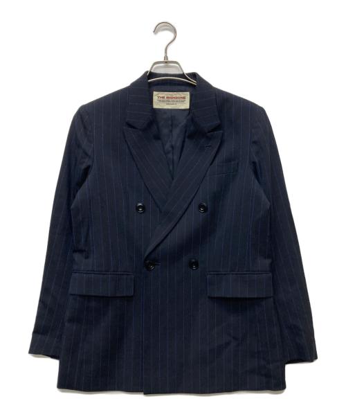 THE SHINZONE（ザ シンゾーン）THE SHINZONE (ザ シンゾーン) DOUBLE BREASTED PINSTRIPE JACKET/	24AMSJK04 ネイビー サイズ:34の古着・服飾アイテム
