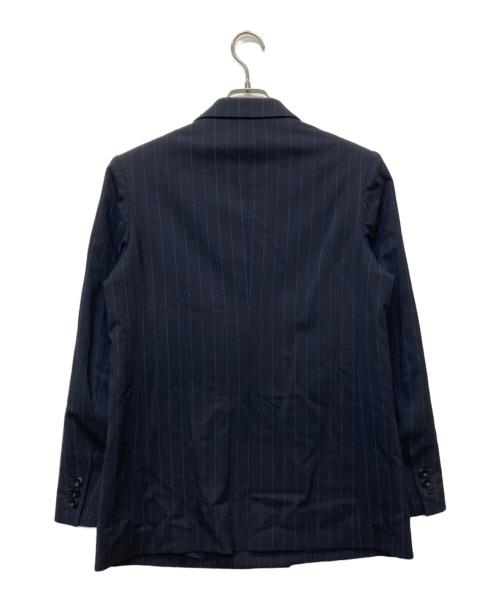 THE SHINZONE（ザ シンゾーン）THE SHINZONE (ザ シンゾーン) DOUBLE BREASTED PINSTRIPE JACKET/	24AMSJK04 ネイビー サイズ:34の古着・服飾アイテム