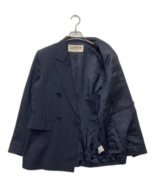 THE SHINZONE（ザ シンゾーン）THE SHINZONE (ザ シンゾーン) DOUBLE BREASTED PINSTRIPE JACKET/	24AMSJK04 ネイビー サイズ:34の古着・服飾アイテム
