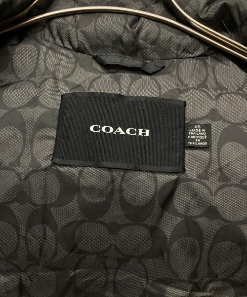 COACH（コーチ）COACH (コーチ) シグネチャーダウンベスト/C5036 ブラック サイズ:XSの古着・服飾アイテム