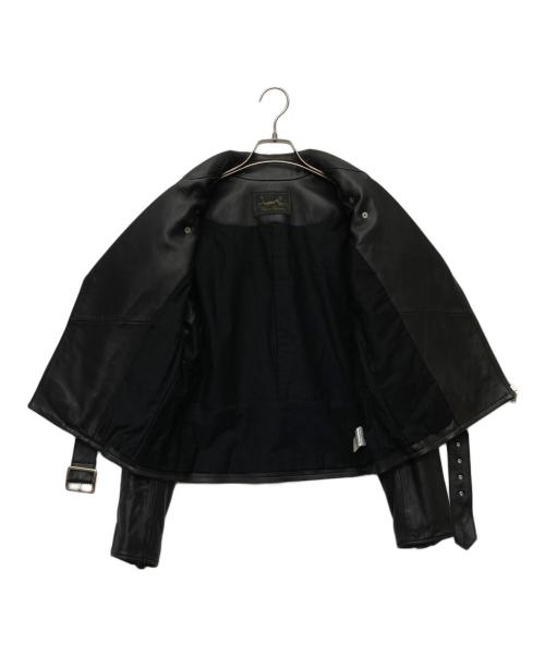 Hysteric Glamour（ヒステリックグラマー）Hysteric Glamour (ヒステリックグラマー) ラムレザーダブルライダースジャケット/01211LB01 ブラック サイズ:freeの古着・服飾アイテム