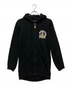 Hysteric Glamourヒステリックグラマー）の古着「ジップパーカー/2CF-8010」｜ブラック