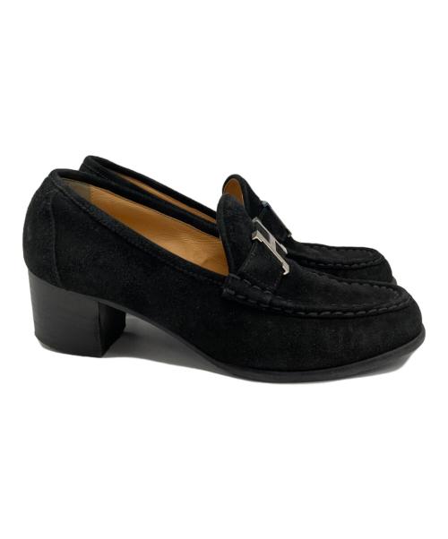 HERMES（エルメス）HERMES (エルメス) コンスタンス Hロゴヒールローファー ブラック サイズ:36の古着・服飾アイテム