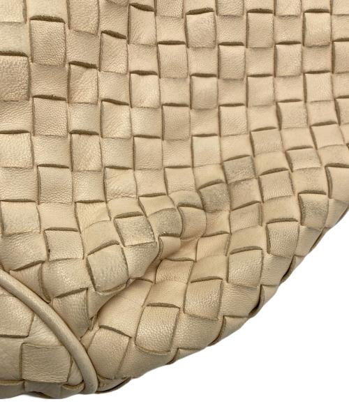 BOTTEGA VENETA（ボッテガベネタ）BOTTEGA VENETA (ボッテガベネタ) イントレチャート レザー ショルダーバッグ/192661 アイボリーの古着・服飾アイテム