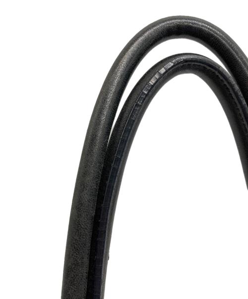 BOTTEGA VENETA（ボッテガベネタ）BOTTEGA VENETA (ボッテガベネタ) イントレチャートがま口ハンドバッグ/131670 ブラックの古着・服飾アイテム