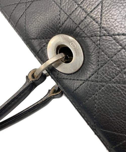 Christian Dior（クリスチャン ディオール）Christian Dior (クリスチャン ディオール) カナージュステッチ ハンドバッグ ブラックの古着・服飾アイテム