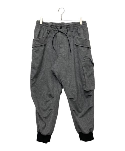 Y-3（ワイスリー）Y-3 (ワイスリー) CLASSIC WOOL FLANNEL CARGO PANTS/GK4591 グレー サイズ:Sの古着・服飾アイテム