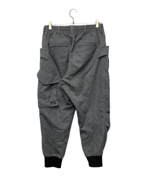 Y-3（ワイスリー）Y-3 (ワイスリー) CLASSIC WOOL FLANNEL CARGO PANTS/GK4591 グレー サイズ:Sの古着・服飾アイテム
