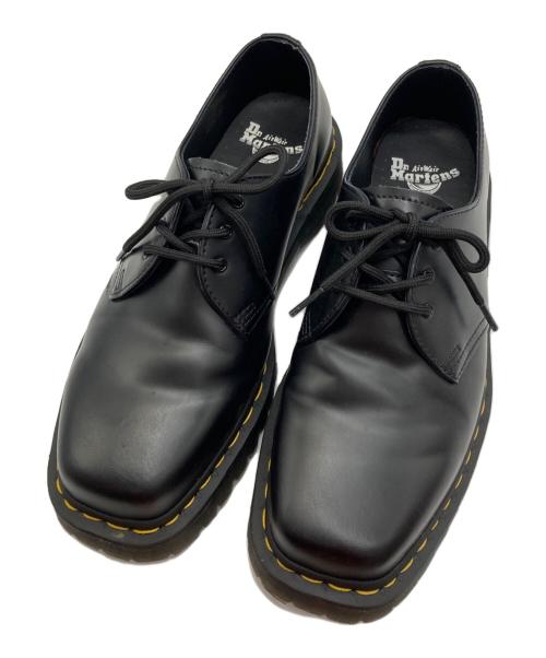 Dr.Martens（ドクターマーチン）Dr.Martens (ドクターマーチン) SQUARED 3ホール ブラック サイズ:UK8の古着・服飾アイテム