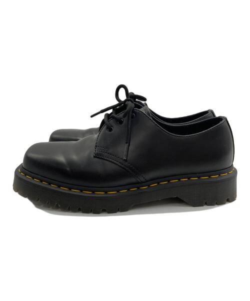 Dr.Martens（ドクターマーチン）Dr.Martens (ドクターマーチン) SQUARED 3ホール ブラック サイズ:UK8の古着・服飾アイテム