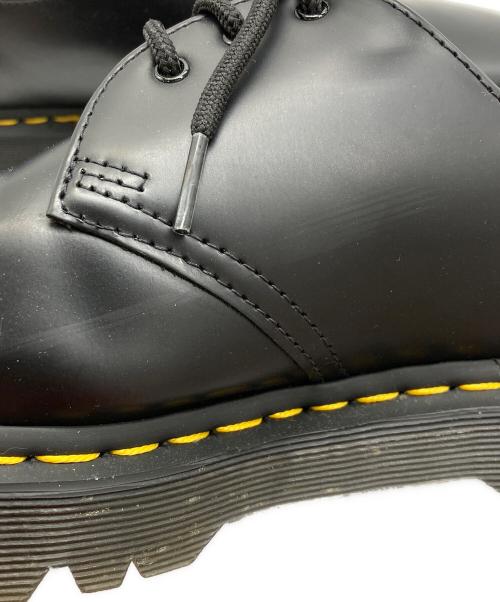 Dr.Martens（ドクターマーチン）Dr.Martens (ドクターマーチン) SQUARED 3ホール ブラック サイズ:UK8の古着・服飾アイテム