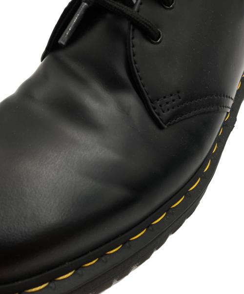Dr.Martens（ドクターマーチン）Dr.Martens (ドクターマーチン) SQUARED 3ホール ブラック サイズ:UK8の古着・服飾アイテム