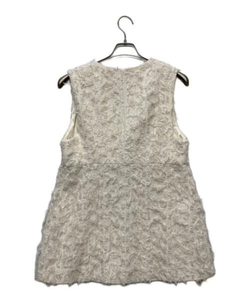 LOUNIE（ルーニー）LOUNIE (ルーニー) カットジャガードジレ/	14610107 アイボリー サイズ:38 未使用品の古着・服飾アイテム